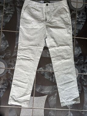 Banana Republic Navy and Light Gray Kentfield Pants